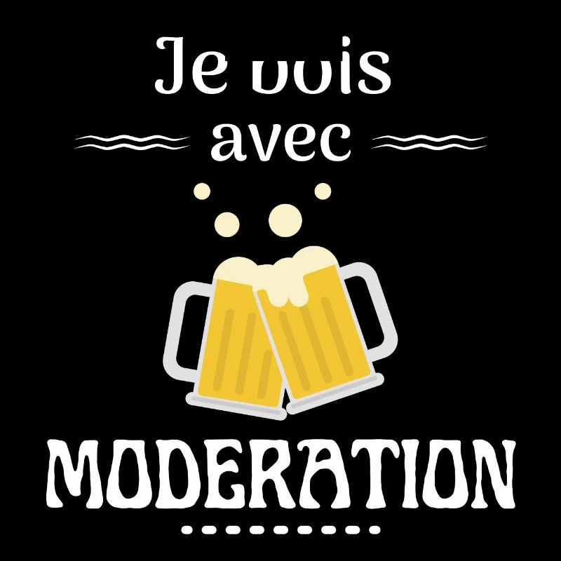 Je bois avec modération