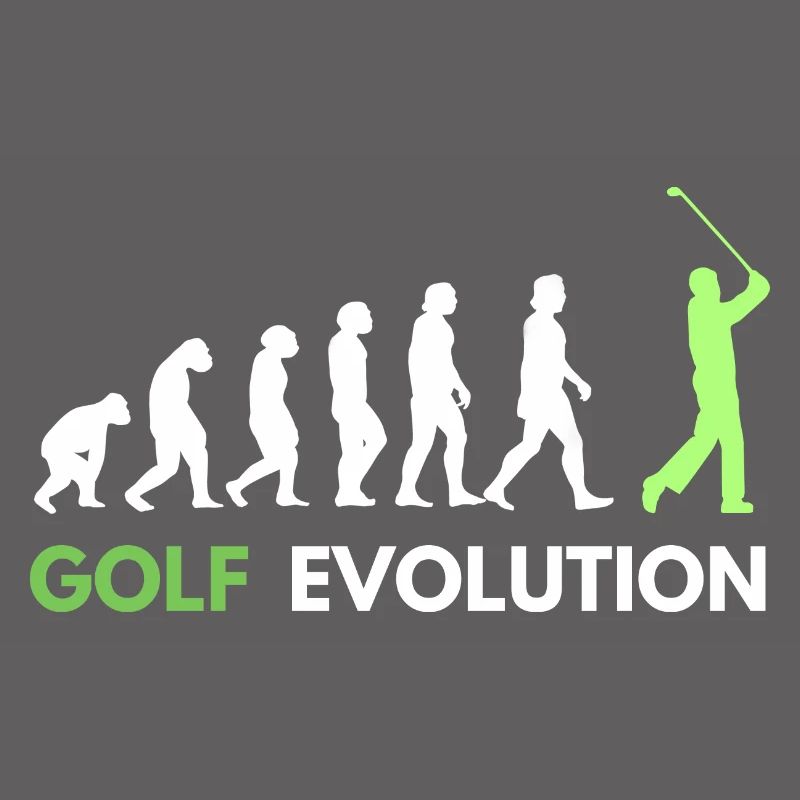 Golf Evolution Golfer Golfen