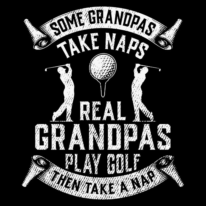 Echte Opas spielen Golf Opa Golfer Geschenk