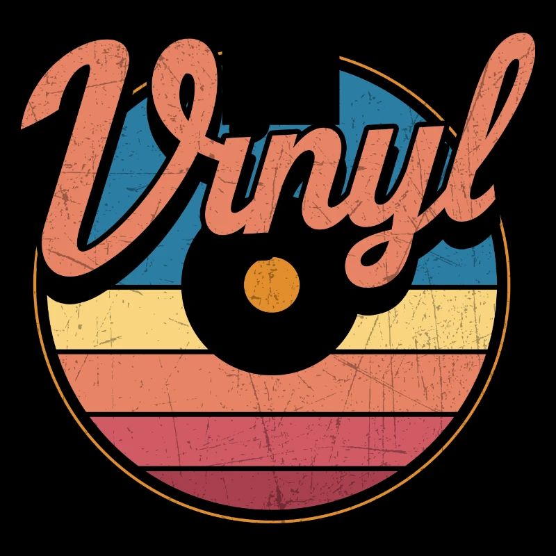 Vinyle coloré Design pour un collectionneur de vinyle
