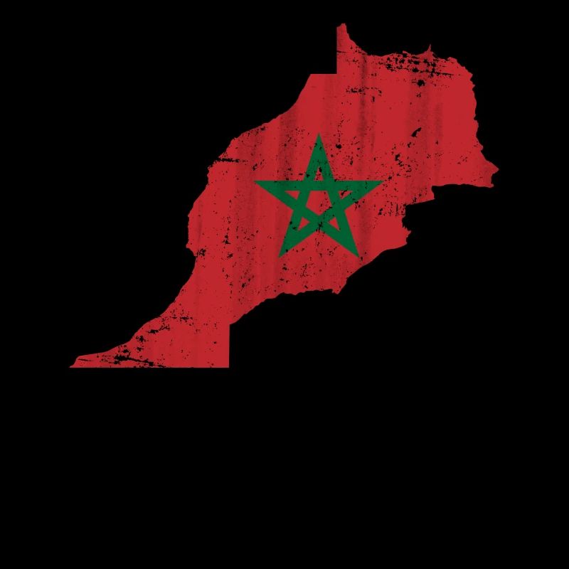 Drapeau du Maroc Carte du Maroc antique