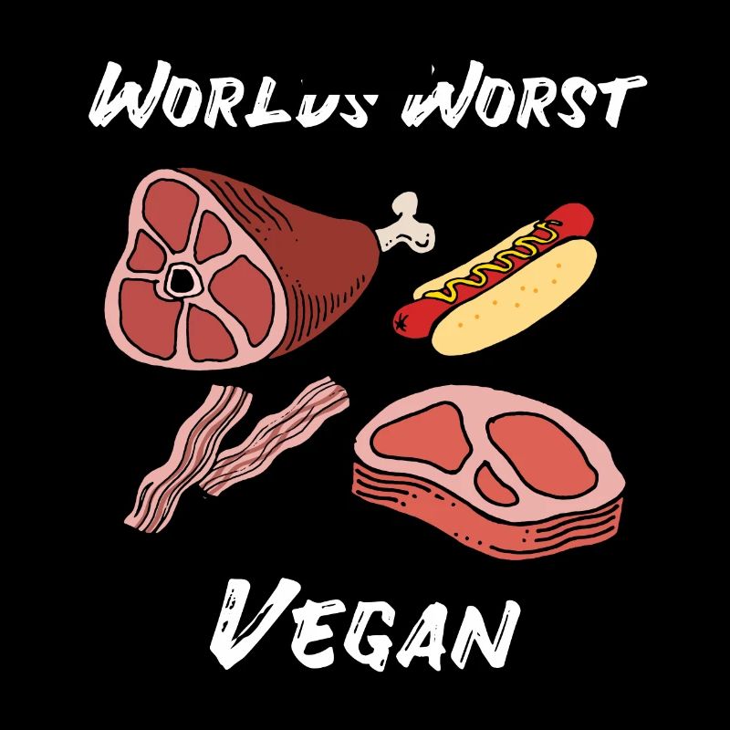 Anti Vegan Fleischfresser Fleisch Filet Geschenk