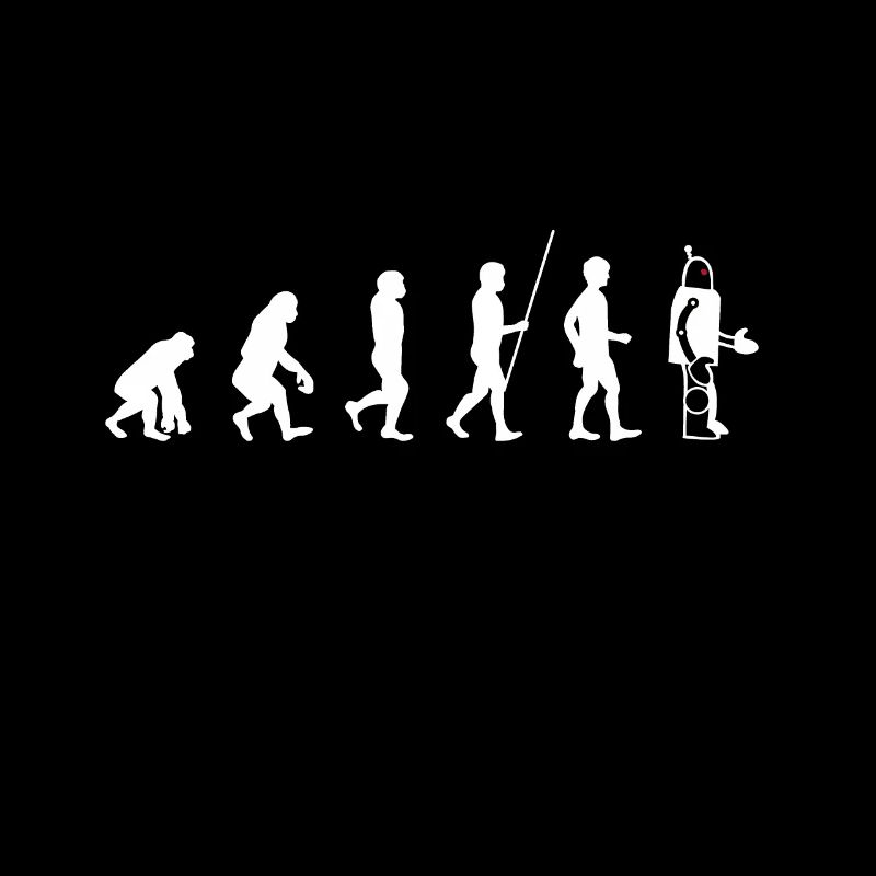 Evolution - Robot - White