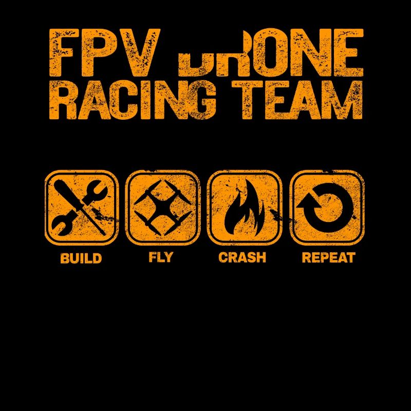 FPV Drone Construire Fly Crash Répéter Cadeau Copter