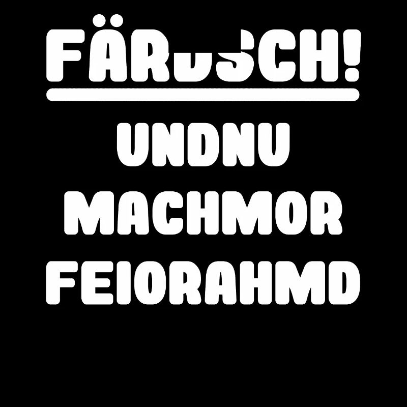 Dialecte saxon drôle travail Feierabend Farsch