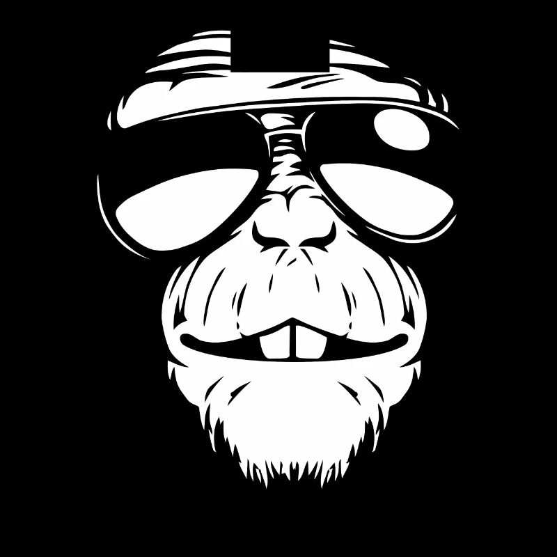 Affe Sonnenbrille Sommer Sonne Cool