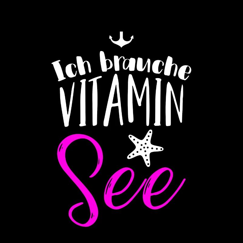 Brauche Vitamin See Anker Urlaub Geschenk Idee