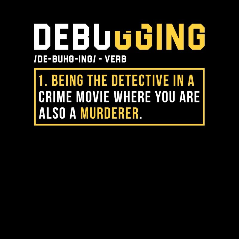 Debugging Programmieren Programmierer Geschenk
