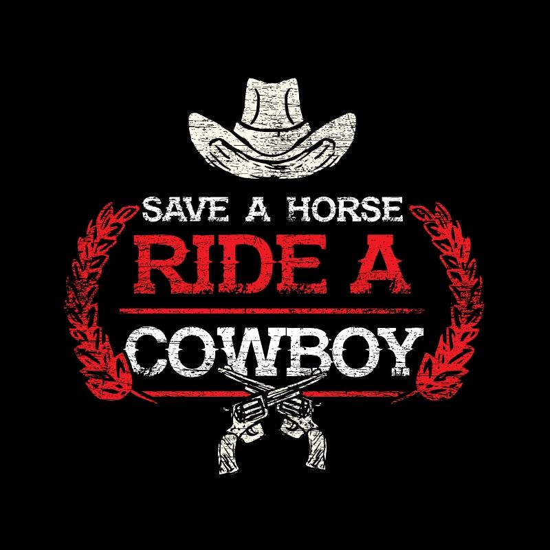 Cowboy Wild West États-Unis Cheval Western