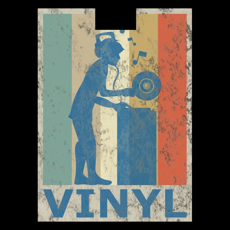 Rétro Vintage Style DJ Deejee Vinyle Disque