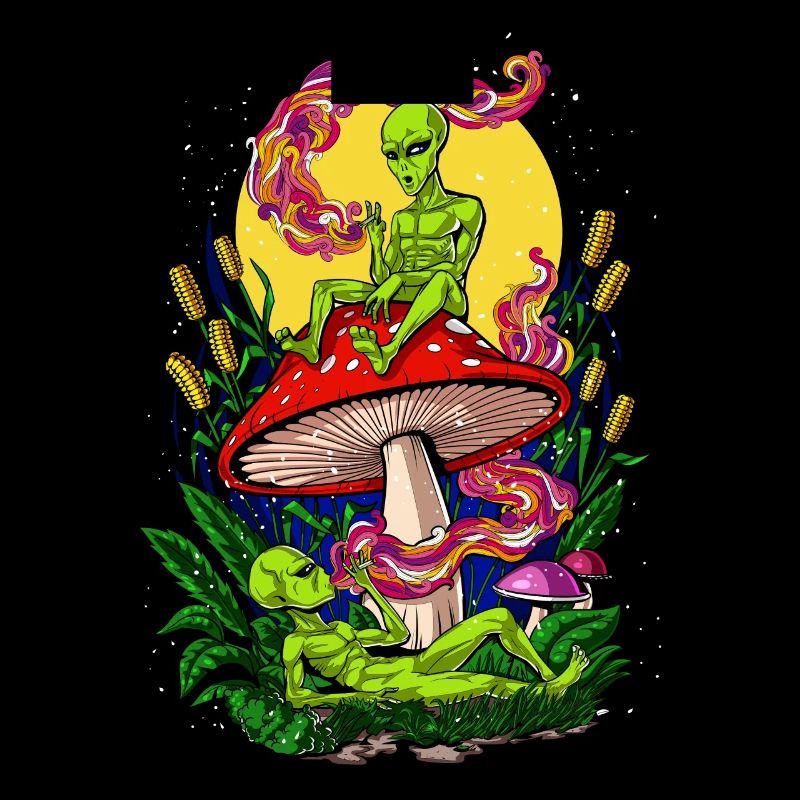 Aliens Magic Mushrooms Psychedelic Shrooms