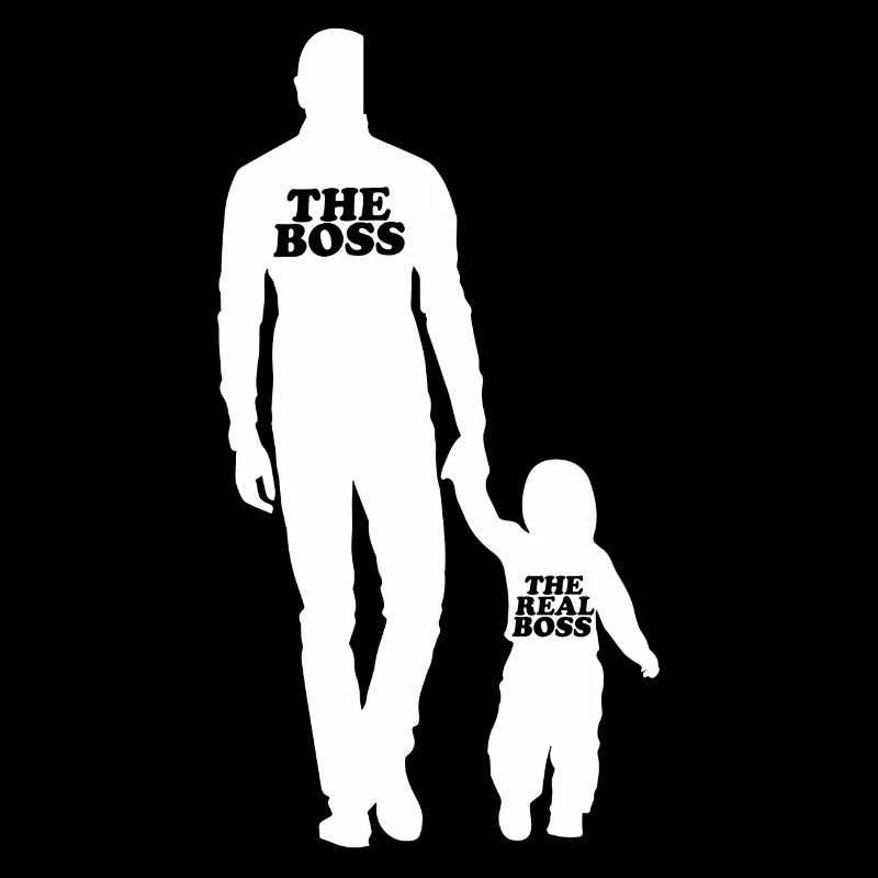 Father son partner look clothing relationship dad