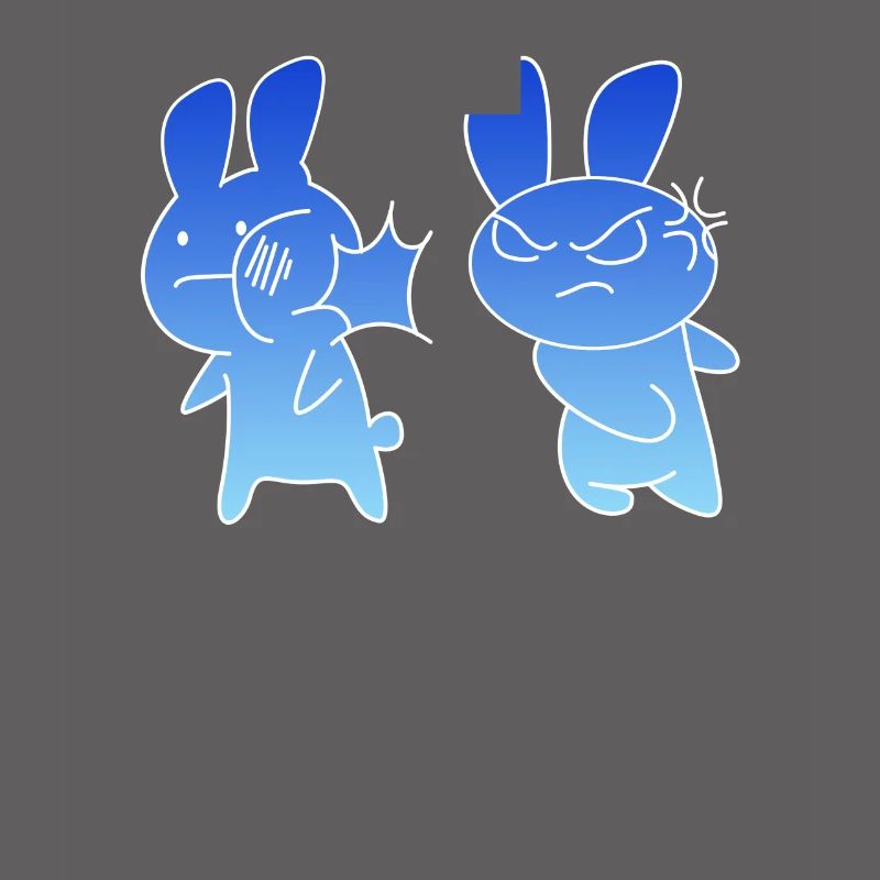Baka Rabbit Face Slapping Japan cadeau drôle