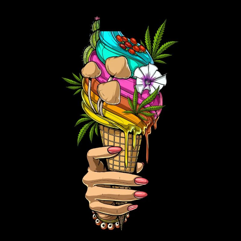 Psychedelisches Eis