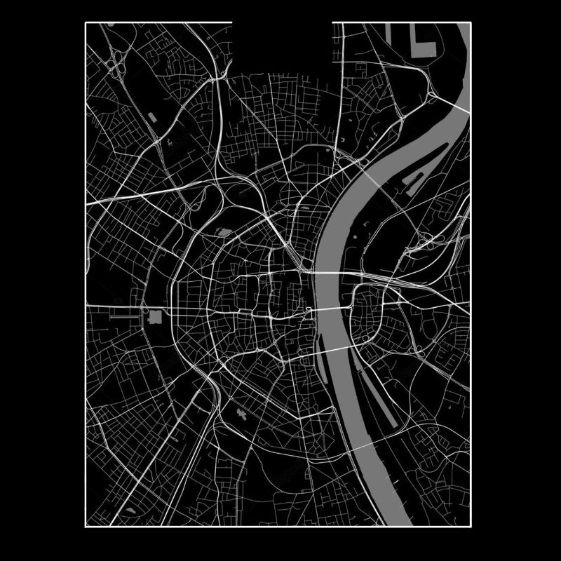 Cologne Plan de la ville