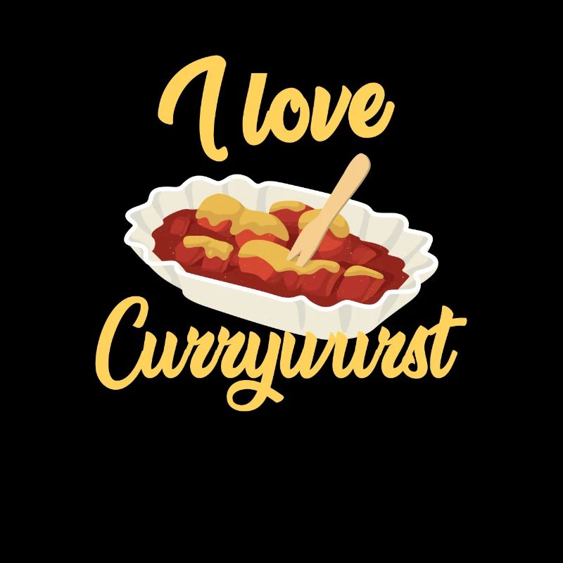 I love Currywurst Bratwurst Fast Food Takeout