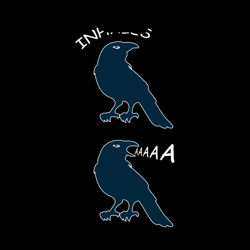 Crow Schrei Geek oder Hipster Geschenk