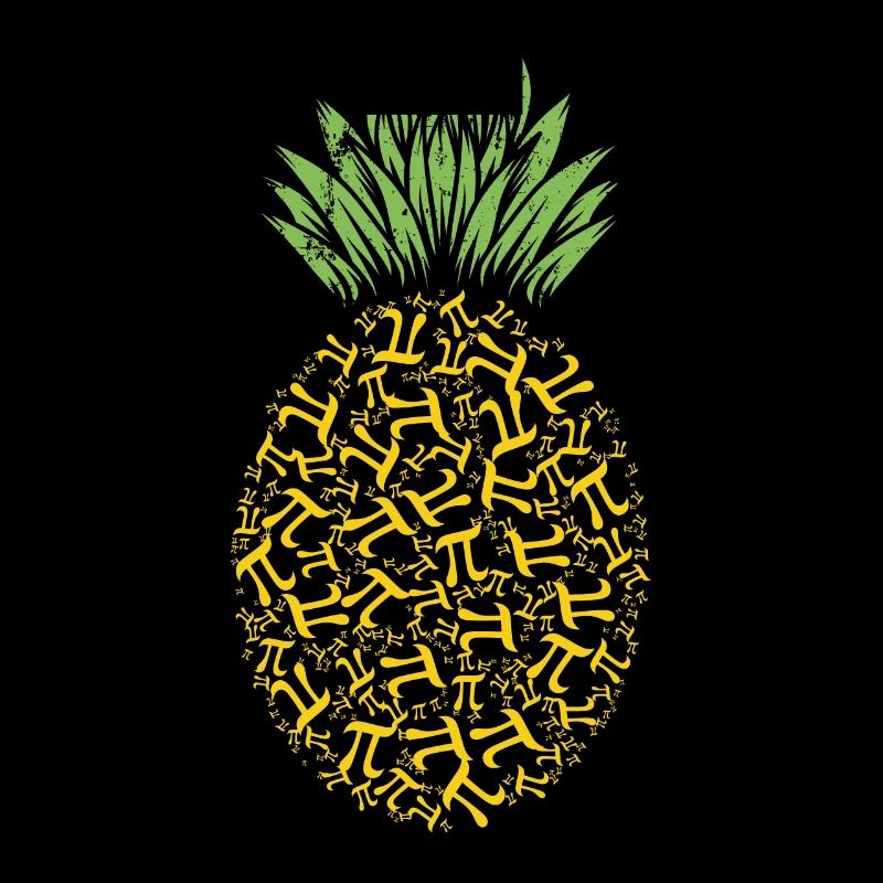 Pineapple PI Day Gift for Mathe Geek