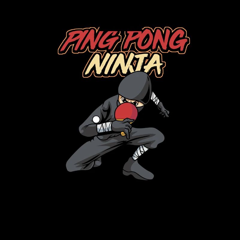 Ping Pong Ninja ping-ping joueur de ping-pong conception