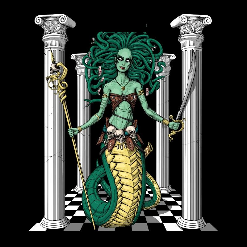 Déesse gorgone méduse