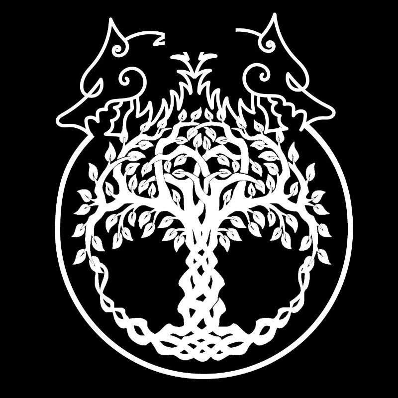 Celtic Irland Wikinger Keltisch Knoten Muster Baum