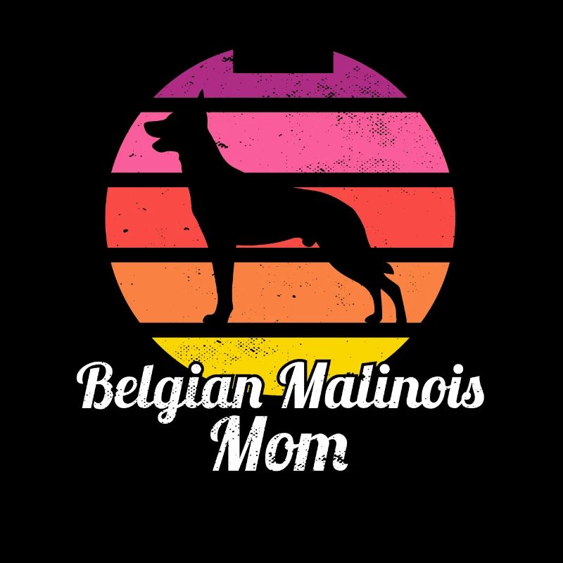 Belgian Malinois Mom I Retro Mechelaar Mom