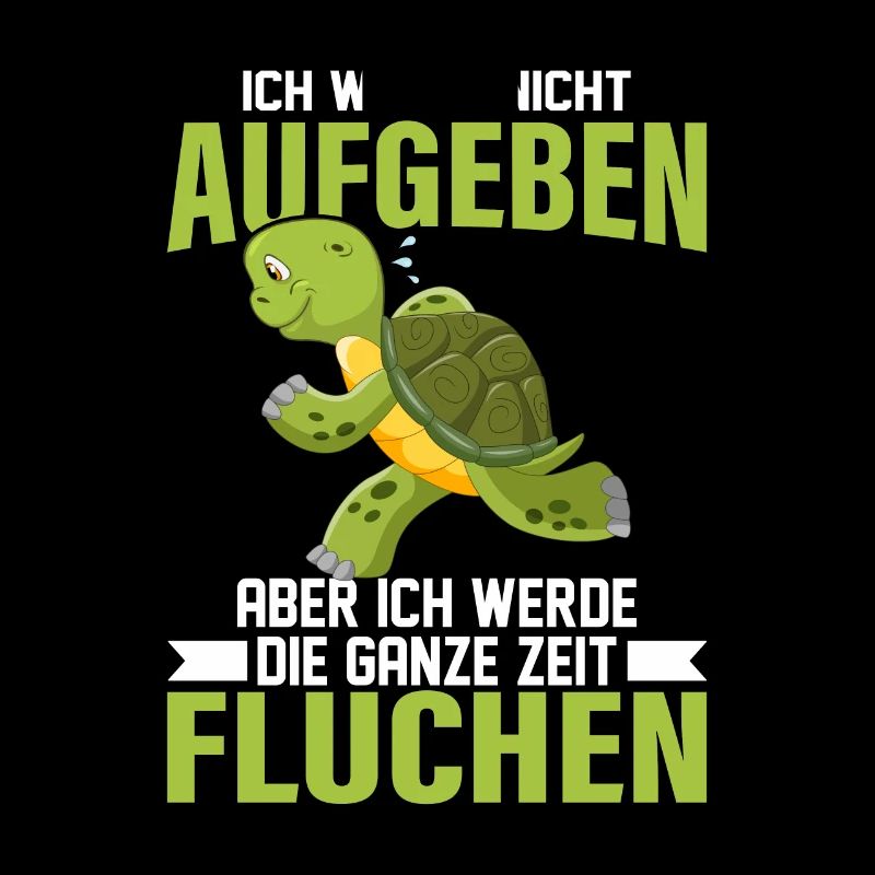 Läufer Joggen Marathon Schildkröte Langsam Jogger