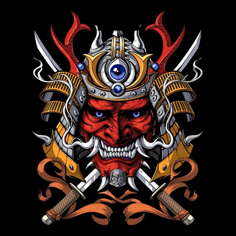Samurai Dämon Oni