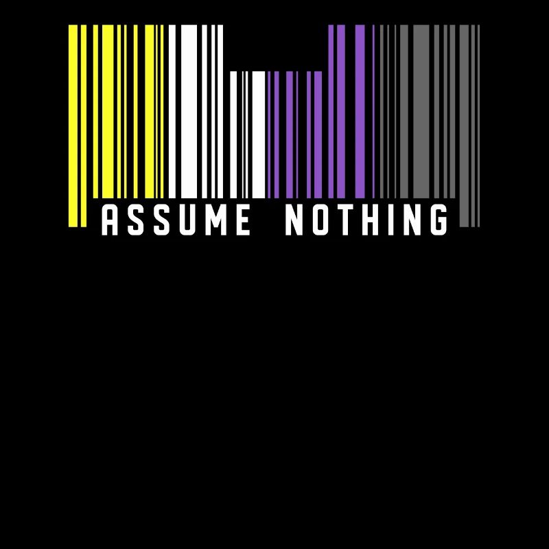 Nonbinary | Non-Binary Pride Barcode Flag