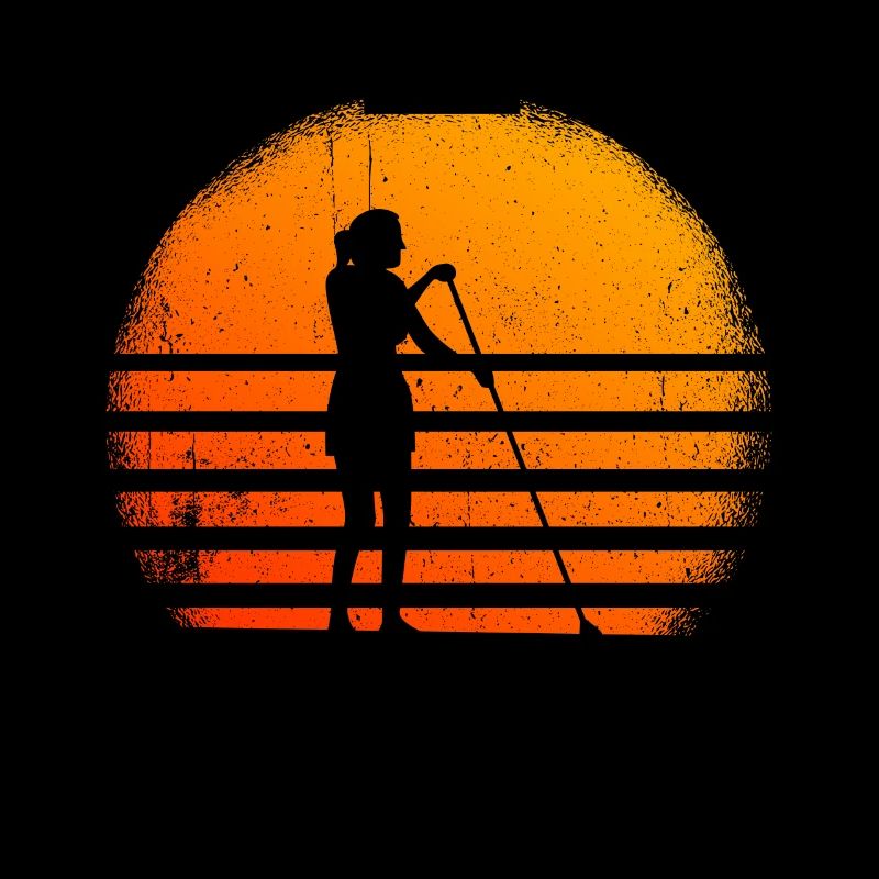 Paddleboarding Sunset Paddleboarder