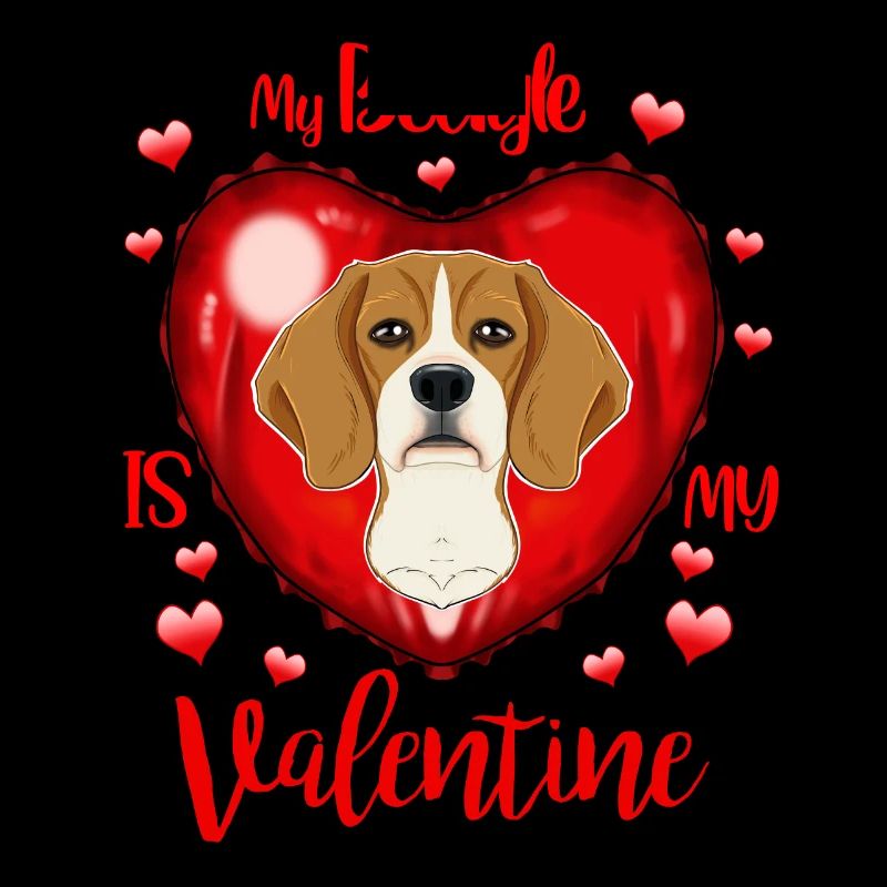 Mon Beagle est ma Saint-Valentin Je Beagle