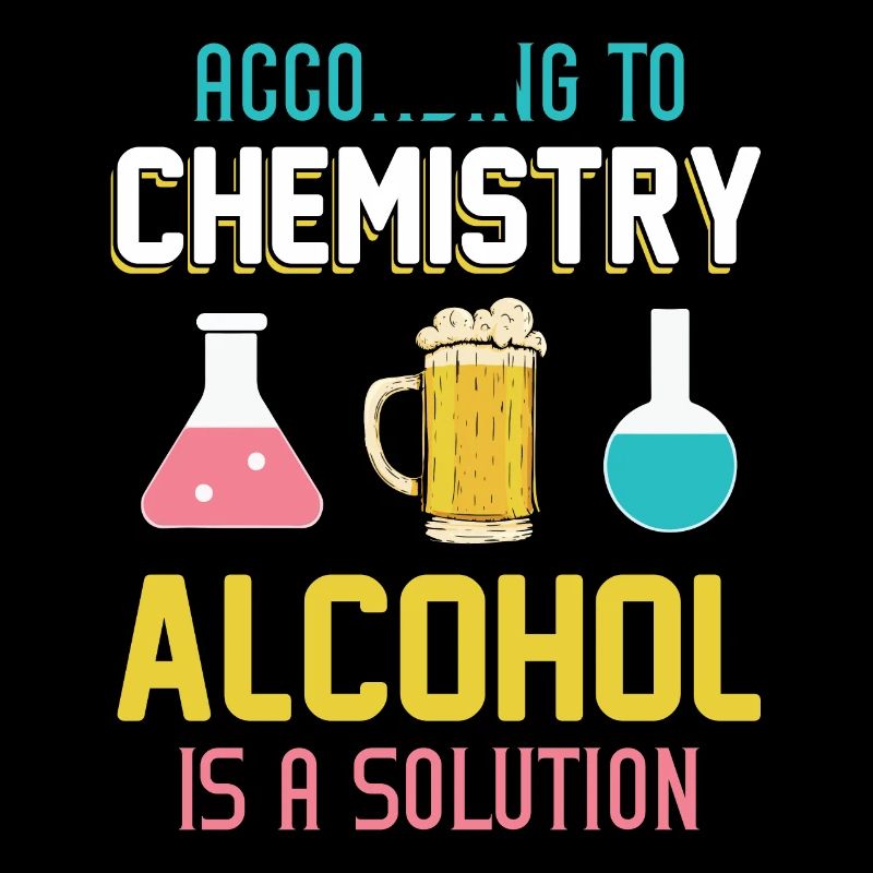 Selon la chimie, l’alcool est une solution