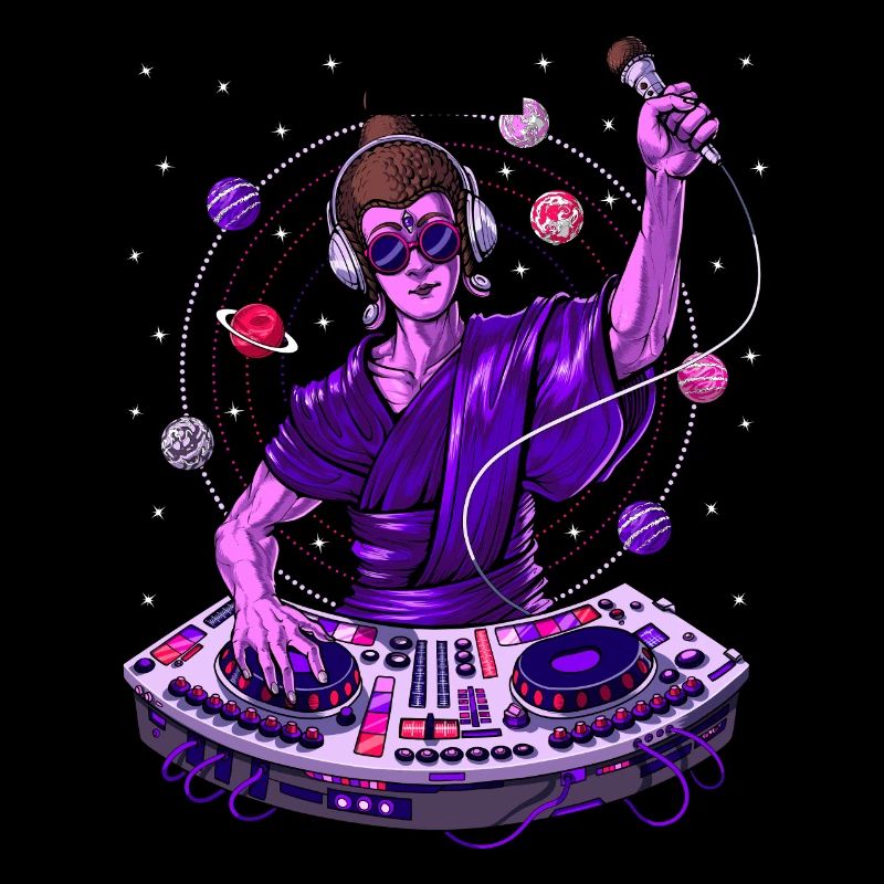 Buddha Psychedelische Musik DJ
