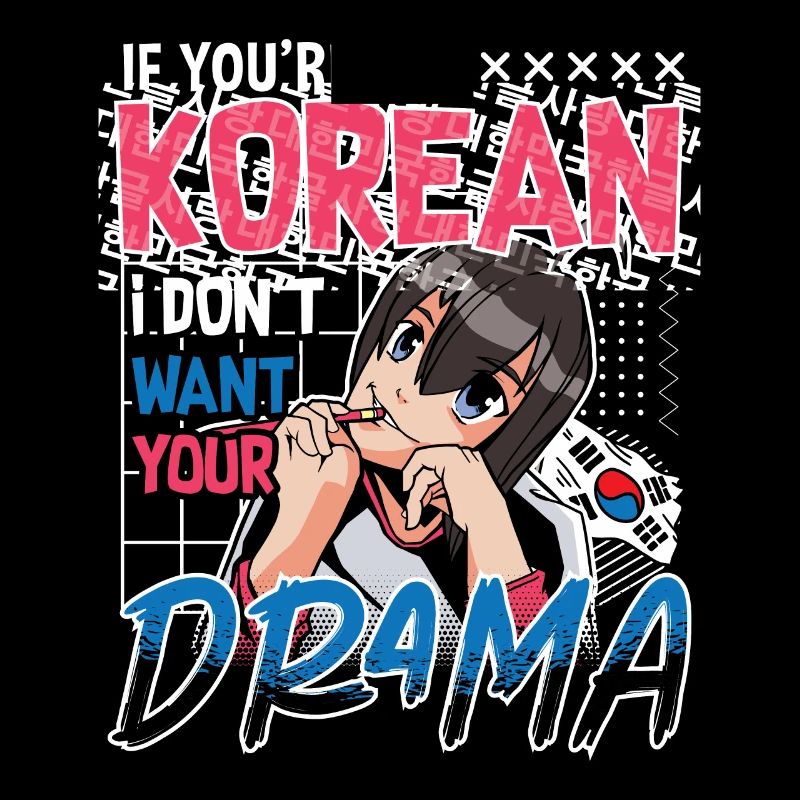 Design pop coréen pour un fan de mode K-Pop