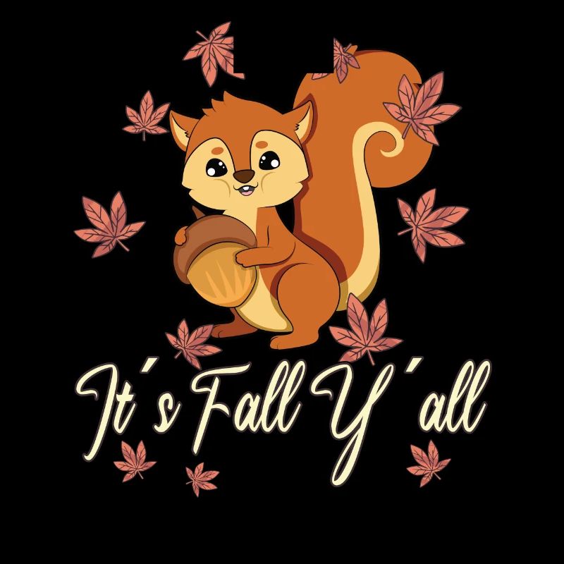 Liebe Eichhörnchen Thanksgiving Herbst Euch Alle