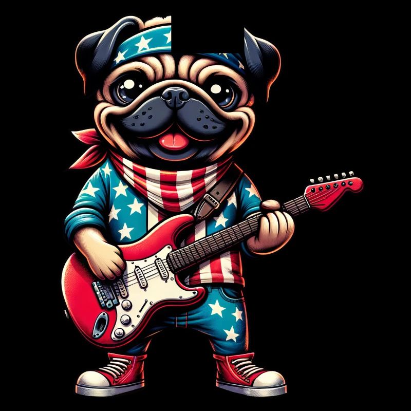 Mops-Gitarrist