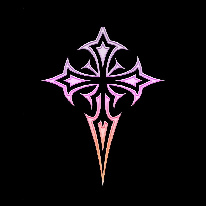 Goth Kreuz Y2K Emo Kreuz Gothic Aesthetic