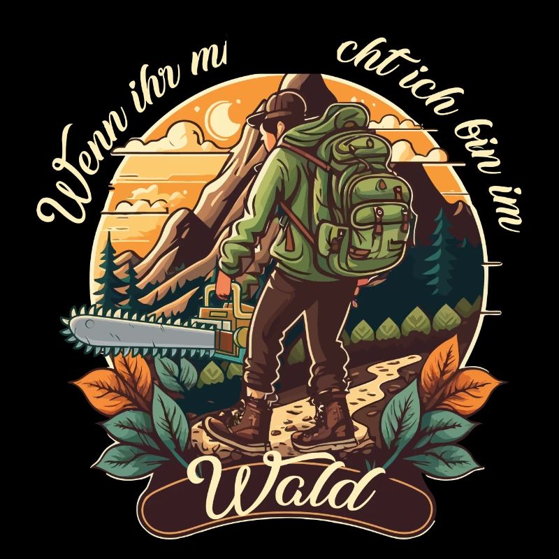 I'm in the forest, forest worker, forester, gentleman
