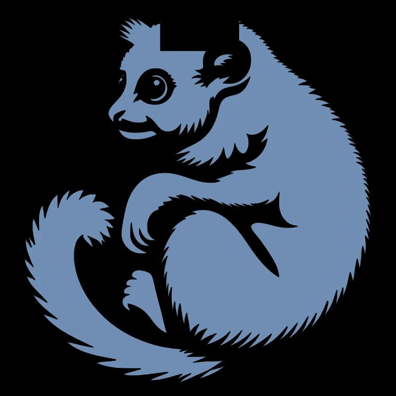 Loris Slowlori Silhouette Mammal