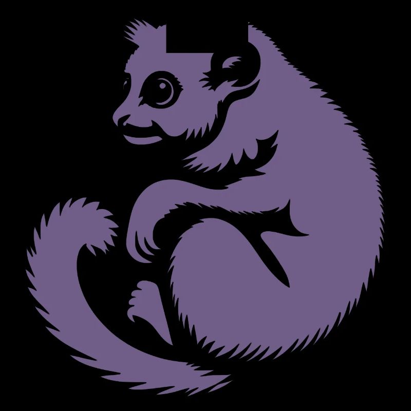 Loris Slowlori Silhouette Mammal