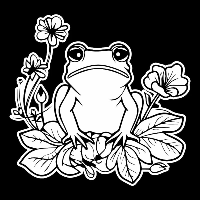 Crapaud amphibien grenouille