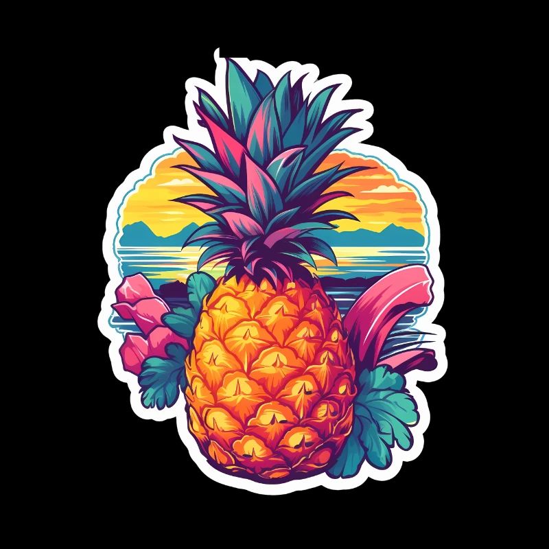 Pineapple Beach - Thé floral de vacances d’été