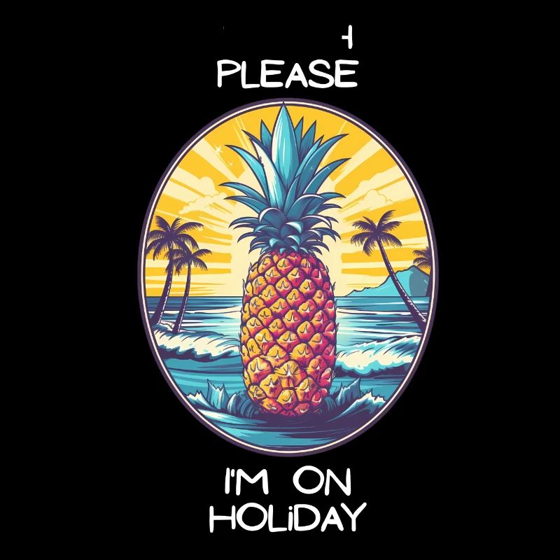 TropicPineapple Beachwear - Strand Bitte