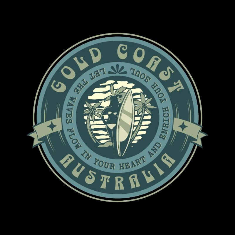 Gold Coast Australien Surferin Mädchen