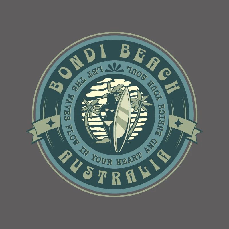 Bondi Beach Surfer Mädchen