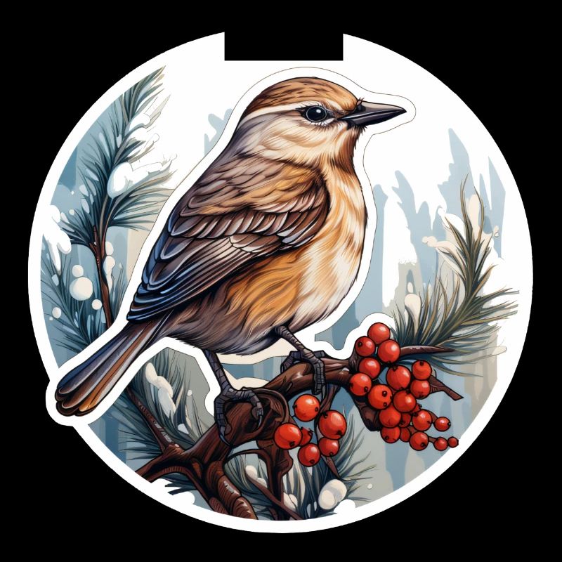 Oiseaux en hiver