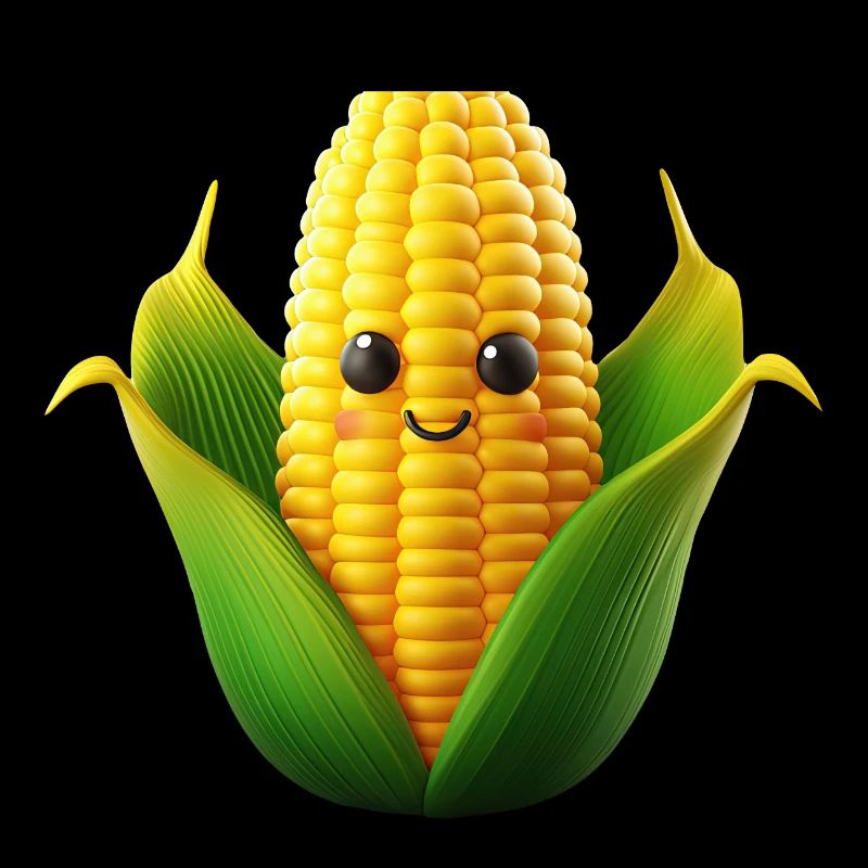 Corn on the cob Corn Kawaii