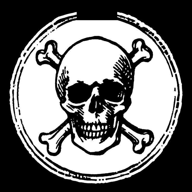 Pirate crâne et os