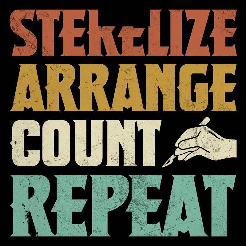 Sterilize Arrange Count Repeat Surgical