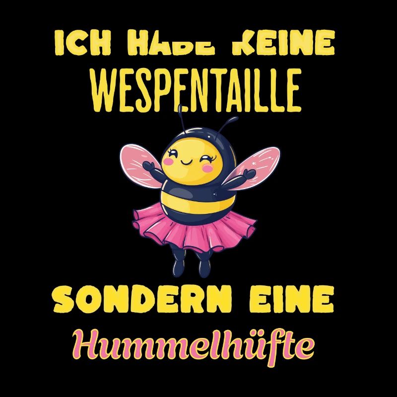 Lustiges Hummel Geschenkidee mit witzigem Spruch